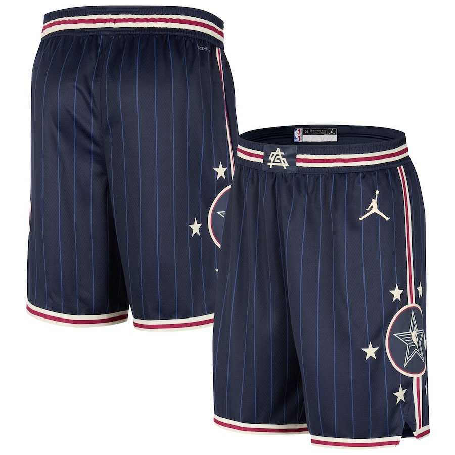 Jordan Brand 2024 NBA All-Star Game Navy Swingman Shorts Dzhi